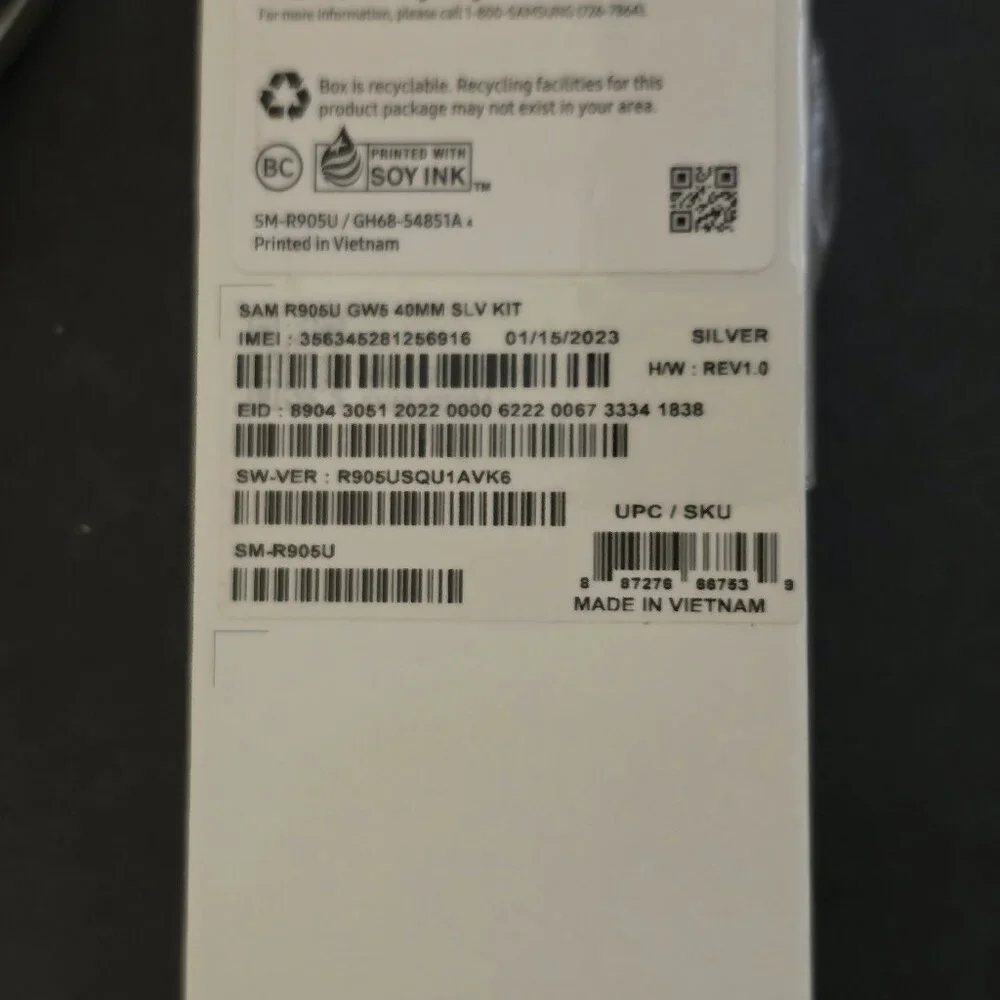 Samsung Galaxy 5 40 mm Silver